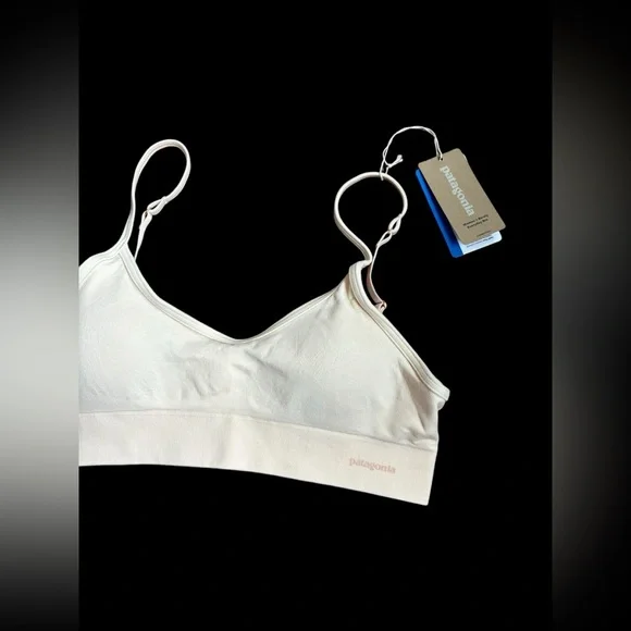 Patagonia Women's Barely Everyday Bra Valley Flora Jacquard Cameo Size M - Picture 4 of 6